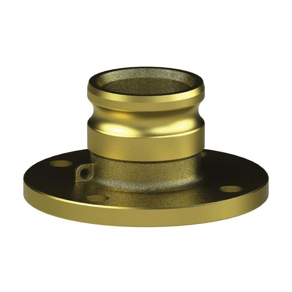 PFA-HD-Pipe Flange Adapter, Brass